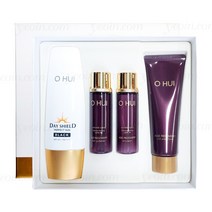 오휘 데이쉴드 퍼펙트 선 블랙 50ml + 스킨소프너 20ml + 에멀전 20ml + 클렌저 40ml, 1세트