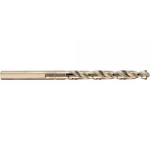 디월트 DW1916-0.6cm(1/4인치) 골드 산화철 파일럿 포인트 트위스트 드릴 비트