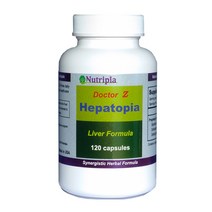 헤파토피아 고농축 천연 허브 간기능 개선제 Doctor Z Hepatopia 120 Capsules