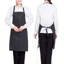 줄무늬 주방용 앞치마 청소앞치마 화방 주방앞치마 작업용앞치마 식당 미술 앞치마, 본상품선택