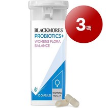 Blackmores 블랙모어스 호주산 직송 프로바이오틱스 여성용 플로라 밸런스 30정 1팩, 3팩