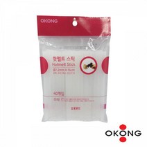 핫멜트스틱 글루건 핫멜트 스틱 접착 접착제 핫멜트건 40개입, 해당 상품 선택하기