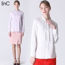 이엔씨 EnC 클로버 실키 화이트 드레스 셔츠 (택가격:149000원)