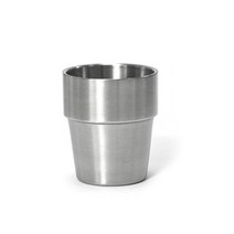 퀸센스 스테인레스 이중 물컵 대 300ml, 5개