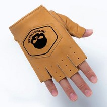 바이크 방한 토시 핸들커버 레트로 라임라이트 가죽 오토바이 장갑 야외 라이딩 풀 핑거 및 하프 스포츠 미끄럼 방지 내마모성, L, No 8