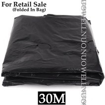 미니 비닐하우스 자재 보온덮개5~ 30M 구멍 검은 색 플라스틱 뿌리 덮개 필름 천공 온실 야채 식물 보온 농, 06 Length 30m