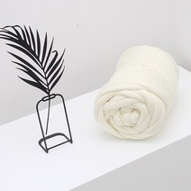 파인굿즈 벨벳 자이언트 얀 1kg 빅얀 패브릭얀, 벨벳얀1kg-아이보리, 1개