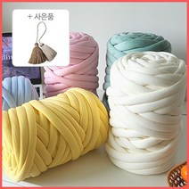 벨벳 자이언트얀 1.1kg 핸드니트 핑거니팅 루피 망고실 씬 자이언트얀실 빅얀 손뜨개질 가방 방석 만들기, 07.벨벳_모카샌드