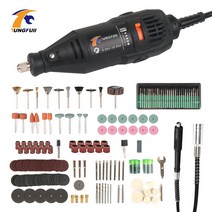 조각사 전기 드릴링 머신 미니 dremel 도구 전기 드릴 미니 220v 전동 공구 액세서리가있는 회전 도구 용, 업그레이드됨, 우리를
