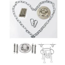 가정용 그물 원형해먹 감성캠핑 실내 인테리어 카페해먹, 고정부속품