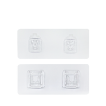 땡스땡스 매직후크 못없이액자걸기 멀티탭 콘센트 부착 걸이, 2구 가로형 10쌍