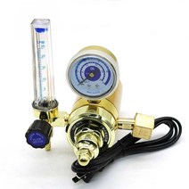 용접 감압기 압력 게이지 알곤 가스 co2 유량계, CO2가열측정기220V(고급모델)