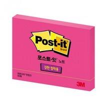 포스트잇 노트 강한점착용 SSN657 핫핑크