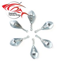 물방울팔각고리추 원통형납추 납추 다운샷추 물방울추, 물방울 팔각 고리추40호(2개)