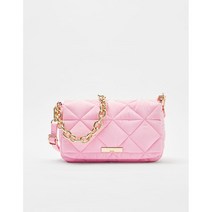 Bershka Chunky chain nylon effect quilted bag 버쉬카 청키 체인 나일론 퀼팅 백 핑크