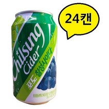 롯데칠성음료(주) 롯데칠성음료 포도칠성사이다355ml, 355ml, 24캔