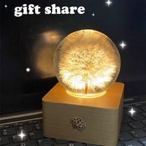 무드등 오르골 박스 선물 뮤직, 【선물하기추천】민들레무드등【선물세트+라피티+곰돌이인형+