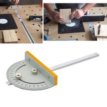 합판 각파이프 목공 절단기 셀프 자작 인테리어 작업용 테이블쏘 DIY Woodworking Machines Mini Table Saw Circular Miter Gauge T-S, 단일옵션