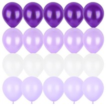 라운드풍선 31색상 20P /생일파티 브라이덜샤워 베이비샤워 돌잔치 환갑 퇴직, 보라카이