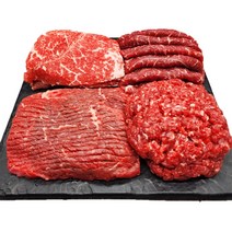 한우1등급 집반찬모듬세트 1.2kg /2.4kg (불고기 아롱사태 산적 다짐육) 활용도 좋은 알찬구성, 집반찬 모듬 B세트 2.4kg