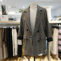 [르샵] 더블버튼 투포켓 체크자켓(LA48JK200)