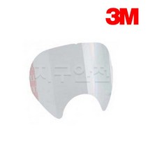 3M 6885-100 보호필름 (25매) 6800 방독면 렌즈 보호 필름 마스크 부속품, 1팩(25매)