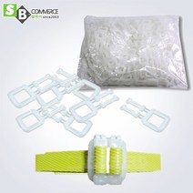 수동밴딩기용 밴딩버클 15mm 100개 손포장 밴딩기버클