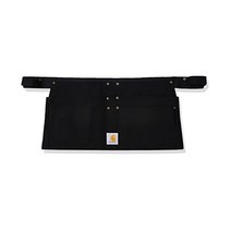 칼하트 남성 조정 가능한 오리 네일 앞치마, Medium, Black