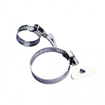 [10개] 나비 반도 물호스밴드 밴드 조이기 고정클램프 스텐, 내경10-16mm