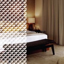 그라데이션 윈도우필름 창문용 시트지 포커스, FD013_백색피라미드