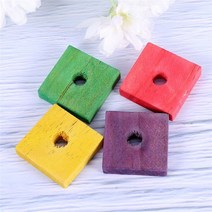 나무 클립 재미있는 교육용 케이지 액세서리 50 개 DIY 공예 물린 장난감 새 앵무새 놀이, 한개옵션0