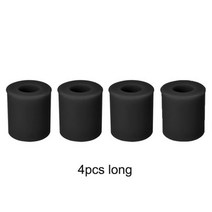 4 PCS/set 침대 레벨링 열 실리콘 솔리드 스페이서 레벨러 CR-10/ CR10S CR-X Ende-3 3D 프린터 부품, [03] 5 Set, [05] Black 4 long
