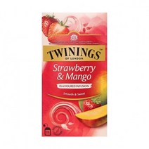 트와이닝 과일차-스트로베리앤망고25티백/ 과일허브티 정품 아이들 누구나 좋아하는 몸에좋은 탕비실 사무실 영양차, 대량등록 쿠팡 1, 대량등록 쿠팡 본상품선택