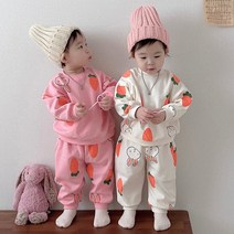 당근 상하복 세트 MOR 여자아기 유아동 예쁜 등원룩