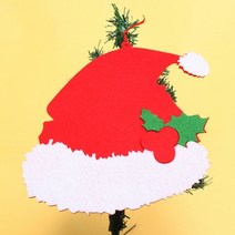 크리스마스 산타모자 트리장식품, 단품