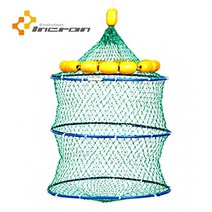 (인크론)NEW인크론 부력 살림망 3단(고급형/로프증정), (3단 57cm)