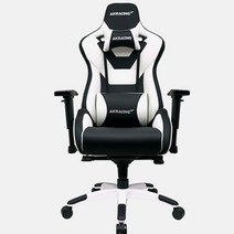 -화이트 큐밸리 안락의자 Chair AKRACING 피씨방 아카레이싱 게이밍 TYPE-3, 쿠팡 본상품선택