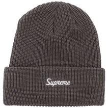 슈프림 FW22BN68 CHARCOAL 자수로고 비니