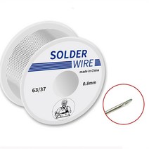 Solder Wire 50g/100g 1.0mm/0.8mm Flux Rosin Core Weldring Tin Lead Roll Soldering Melt No 청소, [05] 0.8mm 100g, 05 0.8mm 100g, 1개