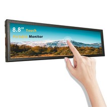 컴퓨터 케이스 보조 화면 모니터 7.9인치 8인치 C타입, 7.4인치U디스크재생+스피커(케이스없음)