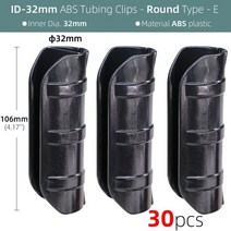 온실 캐노피 농막 비닐 하우스 컨테이너 프레임 파이프 튜브 클립 필름 그물 그늘 돛 클램프 라미네이션 프레스 고정 카드 버클, 전자 30개