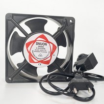 창문형 환풍기 정화조 화장실 창틀 옥상 벽부형 벽 배기팬 220v-240v 120mm, 전원 케이블 포함
