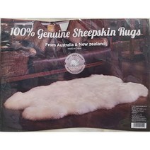 100% genuine Sheepskin Rugs 양털러그 (180cm X 110cm) / 대형 사이즈 / 천연양모 100%