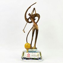 좋은상패 순금판 싱글트로피 홀인원패 이글패 골프트로피 JS88