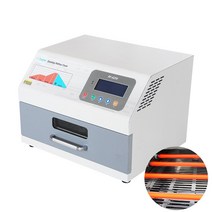 서큘레이터 캠핑용선풍기 에어 강력선풍기 rf-a250 smt 무연 리플 로우 오븐 25x20cm 적외선 복사 가열 amp 열풍 순환 뜨거운 바람 리플 로우 오븐, 220v, 플러그에