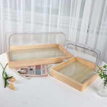 푸드박스 PC커버세트 PC베이커리커버 푸드덮개 PC뚜껑, 2) 푸드박스 소+PC커버 소(세로슬라이드