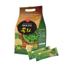 광야식품 뉴 시리얼 귀리 쑥차 스틱형 냉온차 30포 2개, 600g