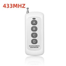 리모컨 레이저포인터 무선프리젠터 마우스포인터 프리젠테이션 지시봉 원격 제어 학습 코드 1527 장거리 무선 발표자 컨트롤러 송신기 RF 모듈 ABCD2468 키 315MHz 433, 2.4Buttons 433Mhz