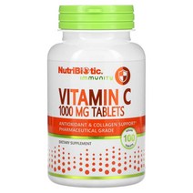 뉴트리바이오틱 NutriBiotic 면역력 비타민C 1 000mg 비건 100정121084, 100 개선택 용량이 사진보다 우선입니다