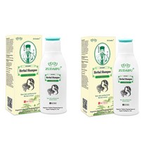 Zudaifu 머리 건선 지루 피부 관리 습진 화합물 초본 샴푸 120ML, 02 2 pc